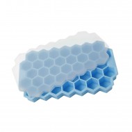 Kapaklı Petek 37 Delik Buz Küpü Tepsisi Silikon 20.5X12 CM Kapaklı Petek 37 Delik Buz Küpü Tepsisi Silikon 20.5X12 CM