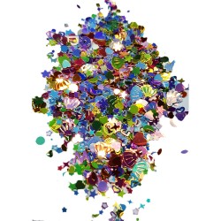 Karışık Glitter Doldu Malzemesi  Epoksi Reçine Dolgusu Figür 5 GR Karışık Glitter Doldu Malzemesi  Epoksi Reçine Dolgusu Figür 5 GR