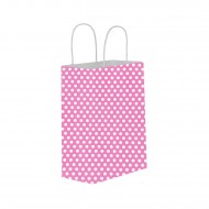 Kağıt Hediye Çantası Puantiyeli Battal Boy 31X41 CM (25 Adet) Kağıt Hediye Çantası Puantiyeli Battal Boy 31X41 CM (25 Adet)