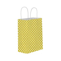 Kağıt Hediye Çantası Puantiyeli Büyük Boy 25X31 CM (25 Adet) Kağıt Hediye Çantası Puantiyeli Büyük Boy 25X31 CM (25 Adet)