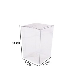 Komple Asetat Kutu  Otomatik 5X5X12 CM (50 Adet) Komple Asetat Kutu  Otomatik 5X5X12 CM (50 Adet)