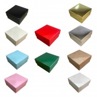 Komple Karton Kutu Düz Renk 10X10x5 CM  (25 Adet) Komple Karton Kutu Düz Renk 10X10x5 CM  (25 Adet)
