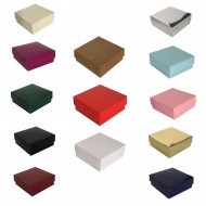 Komple Karton Kutu Düz Renk 8X8X3 CM (25 Adet) Komple Karton Kutu Düz Renk 8X8X3 CM (25 Adet)