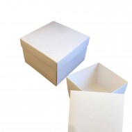 Komple Karton Kutu Düz Renk 15X15X10 CM  (10 Adet )