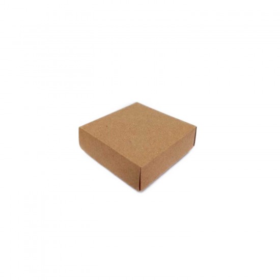 Komple Karton Kutu Düz Renk 6X6X2.5 CM (25 Adet)