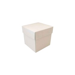 Komple Karton Kutu Düz Renk 6X6X6 CM (25 Adet)