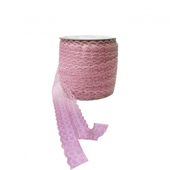 Kurdela Dantelli Çift 2 Katlı 5 Cm (10 Metre) Kurdela Dantelli Çift 2 Katlı 5 Cm (10 Metre)