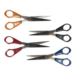 Sade Süslenmemiş Makas Plastik Saplı 14 CM 