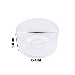 Mika Kutu Mumluk 2.5X5 CM (20 Adet) Mika Kutu Mumluk 2.5X5 CM (20 Adet)