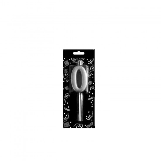 Pasta Mumu Rakamlı Gümüş Rengi Büyük Boy 14.5 CM Pasta Mumu Rakamlı Gümüş Rengi Büyük Boy 14.5 CM