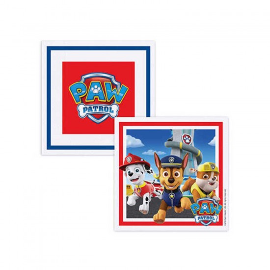 Paw Patrol Refresh Temalı Peçete 33X33 CM (16 Adet) Paw Patrol Refresh Temalı Peçete 33X33 CM (16 Adet)
