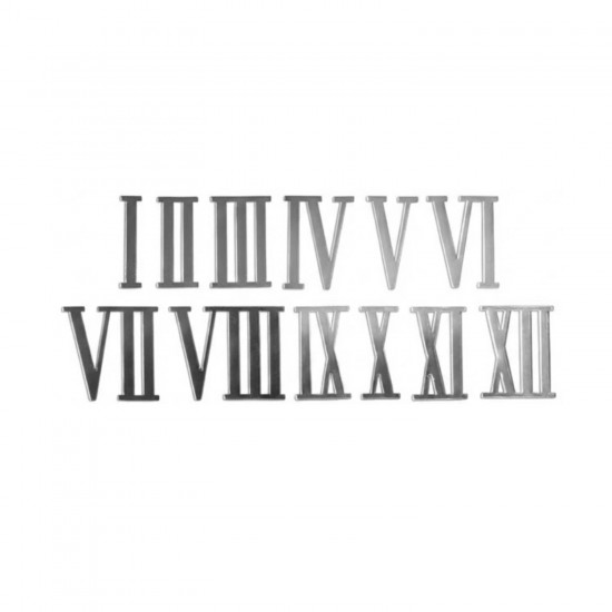 Pleksi Saat Roma Rakamları Seti 3.8 CM