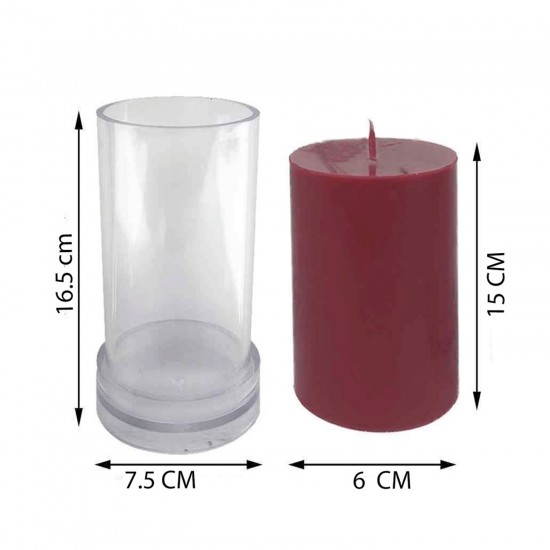 Poli Karbon Mum Kalıbı 16.5 CM Poli Karbon Mum Kalıbı 16.5 CM