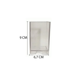 Poli Karbon Mum Kalıbı  Kare 9X6,7 Poli Karbon Mum Kalıbı  Kare 9X6,7