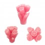 Silikon 3D 5 Güllü Çiçek Buketi Mum Kalıbı Silikon 3D 5 Güllü Çiçek Buketi Mum Kalıbı
