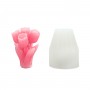 Silikon 3D 5 Güllü Çiçek Buketi Mum Kalıbı Silikon 3D 5 Güllü Çiçek Buketi Mum Kalıbı