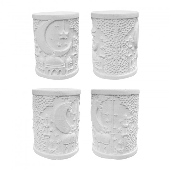 Silikon 3D Ay Hilal ve Cami Motifli Taş Tozu ve Mum Kalıbı Silikon 3D Ay Hilal ve Cami Motifli Taş Tozu ve Mum Kalıbı