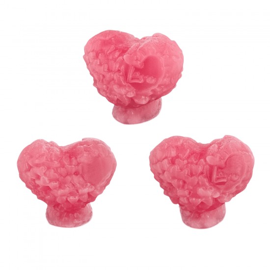 Silikon 3D Ayaklı Pıtırcıklı Love Yazılı Kalp Mum Kalıbı Silikon 3D Ayaklı Pıtırcıklı Love Yazılı Kalp Mum Kalıbı