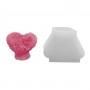 Silikon 3D Ayaklı Pıtırcıklı Love Yazılı Kalp Mum Kalıbı Silikon 3D Ayaklı Pıtırcıklı Love Yazılı Kalp Mum Kalıbı