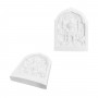 Silikon 3D Cami Motifli Taş Tozu ve Mum Kalıbı Silikon 3D Cami Motifli Taş Tozu ve Mum Kalıbı