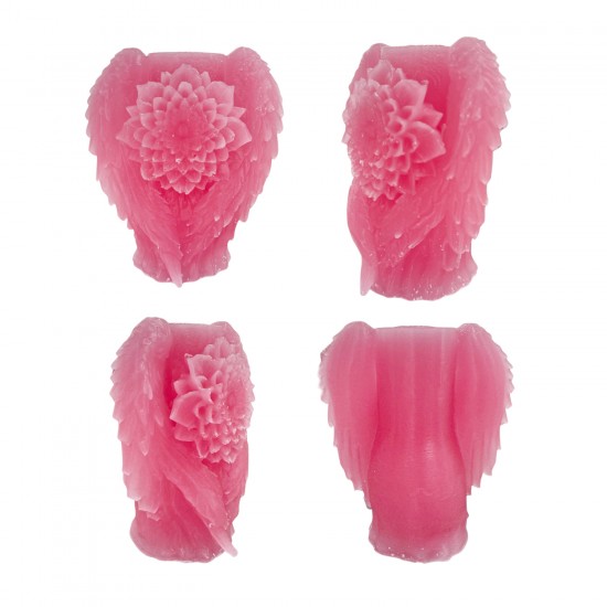 Silikon 3D Çiçekli Melek Kanadı Mum Kalıbı Silikon 3D Çiçekli Melek Kanadı Mum Kalıbı