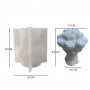 Silikon 3D Kalıp Vazo Kalıb Taş Tozu ve Beton Kalıbı 10X9,5 CM