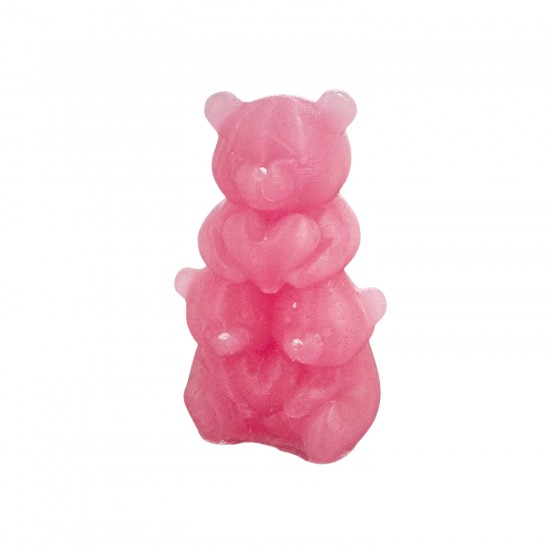 Silikon 3D Kalpli Sevimli Ayıcıklar Mum Kalıbı