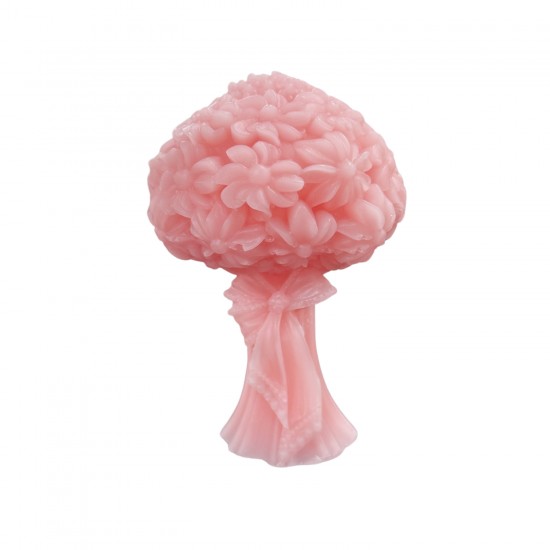 Silikon 3D Kurdeleli Çiçek Buketi Mum Kalıbı Silikon 3D Kurdeleli Çiçek Buketi Mum Kalıbı