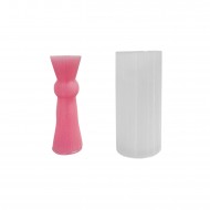 Silikon 3D Küre Boğumlu Sütun Mum Kalıbı