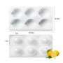 Silikon 3D Limon Şekilli Kapaklı Kek Kalıbı 6 Lı Silikon 3D Limon Şekilli Kapaklı Kek Kalıbı 6 Lı