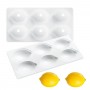 Silikon 3D Limon Şekilli Kapaklı Kek Kalıbı 6 Lı Silikon 3D Limon Şekilli Kapaklı Kek Kalıbı 6 Lı