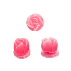 Silikon 3D Mini Süslemelik Gül Mum Kalıbı