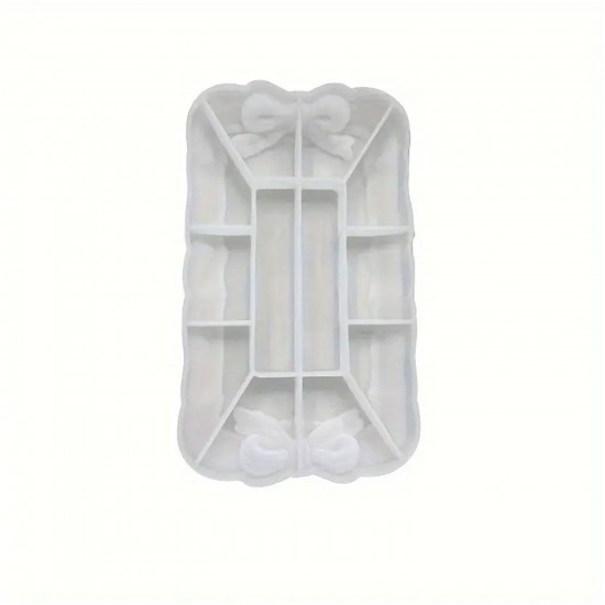 Silikon Avrupa Dantel Fiyonk Tasarımlı Silikon Kalıp Büyük Boy 20X11.3 CM Silikon Avrupa Dantel Fiyonk Tasarımlı Silikon Kalıp Büyük Boy 20X11.3 CM