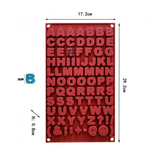 Silikon Bubble Alfabe Harfleri Çikolata Kalıbı 2 CM Silikon Bubble Alfabe Harfleri Çikolata Kalıbı 2 CM