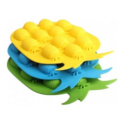 Silikon Çoklu Ananas Çikolata Ve Jelibon Kalıbı 12 Li