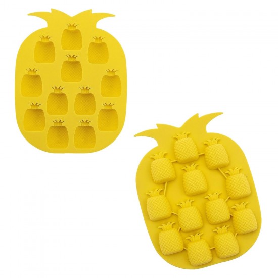 Silikon Çoklu Ananas Çikolata Ve Jelibon Kalıbı 12 Li Silikon Çoklu Ananas Çikolata Ve Jelibon Kalıbı 12 Li