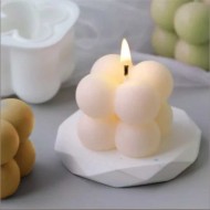 Silikon Çoklu Bubble Mum Kalıbı 15 Li Küçük Boy Silikon Çoklu Bubble Mum Kalıbı 15 Li Küçük Boy