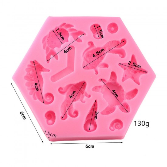 Silikon Deniz Canlıları Figürleri Şeker Hamuru Kalıbı Silikon Deniz Canlıları Figürleri Şeker Hamuru Kalıbı