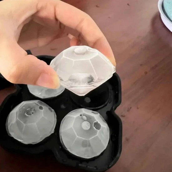 Silikon Elmas Buz Kalıbı 4 Lü Silikon Elmas Buz Kalıbı 4 Lü