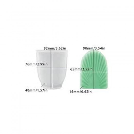 Epoksi Silikon Taş Tozu Düz Yaprak Mum Kalıbı 9.2X7.6 CM Epoksi Silikon Taş Tozu Düz Yaprak Mum Kalıbı 9.2X7.6 CM