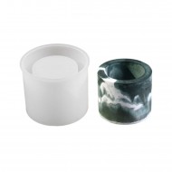 Silikon Epoksi Taş Tozu Mumluk Kalemlik Saksı Kalıbı 7X8.5 CM Silikon Epoksi Taş Tozu Mumluk Kalemlik Saksı Kalıbı 7X8.5 CM