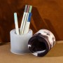 Silikon Epoksi Taş Tozu Mumluk Kalemlik Saksı Kalıbı 7X8.5 CM Silikon Epoksi Taş Tozu Mumluk Kalemlik Saksı Kalıbı 7X8.5 CM