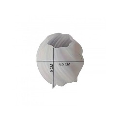 Silikon Mum 3D Küçük Boy Dönen Sütun Geometrik Dalgalı Sabun Beton Ve Taş Tozu Kalıbı Silikon Mum 3D Küçük Boy Dönen Sütun Geometrik Dalgalı Sabun Beton Ve Taş Tozu Kalıbı