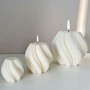 Silikon Mum 3D Orta Boy Dönen Sütun Geometrik Dalgalı Sabun Beton Ve Taş Tozu Kalıbı Silikon Mum 3D Orta Boy Dönen Sütun Geometrik Dalgalı Sabun Beton Ve Taş Tozu Kalıbı