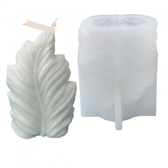 Silikon Mum 3D Geometrik Büyük Boy Yaprak Sabun Beton Ve Taş Tozu Kalıbı Silikon Mum 3D Geometrik Büyük Boy Yaprak Sabun Beton Ve Taş Tozu Kalıbı