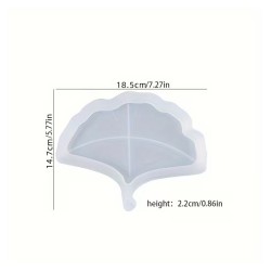 Silikon Ginkgo Yaprağı Tepsi Kalıbı - Epoksi, Beton ve Alçı için Dekoratif Kalıp Silikon Ginkgo Yaprağı Tepsi Kalıbı - Epoksi, Beton ve Alçı için Dekoratif Kalıp