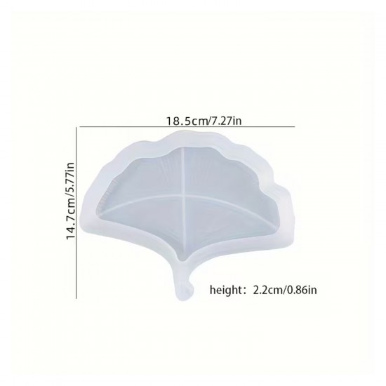 Silikon Ginkgo Yaprağı Tepsi Kalıbı - Epoksi, Beton ve Alçı için Dekoratif Kalıp Silikon Ginkgo Yaprağı Tepsi Kalıbı - Epoksi, Beton ve Alçı için Dekoratif Kalıp