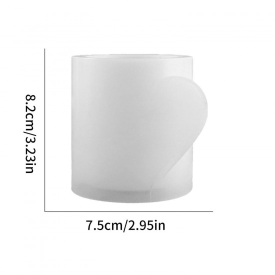 Silikon Kalıp Beton Yarım Kalp Çiçek Saksıları Sukulent Saksılar Ve Mumluk Kalıbı Silikon Kalıp Beton Yarım Kalp Çiçek Saksıları Sukulent Saksılar Ve Mumluk Kalıbı