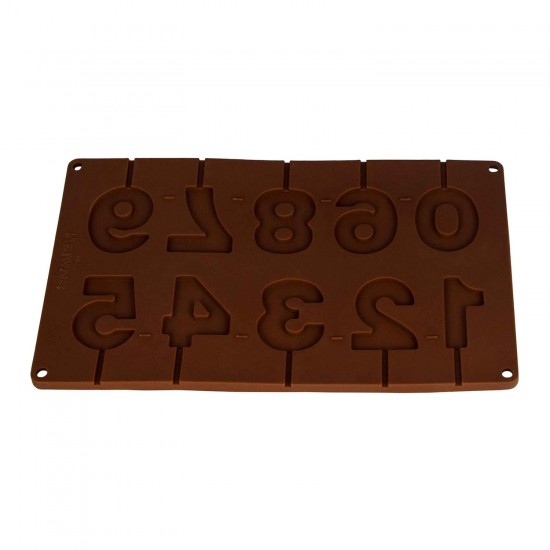 Silikon Kalıp Bombeli Pasta Rakam Şeker Lolipop Kalıbı Silikon Kalıp Bombeli Pasta Rakam Şeker Lolipop Kalıbı