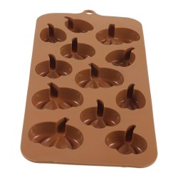 Silikon Kalıp Çikolata Ve Buz Bal Kabağı Şeker Hamuru Kek Kalıbı 12 Li